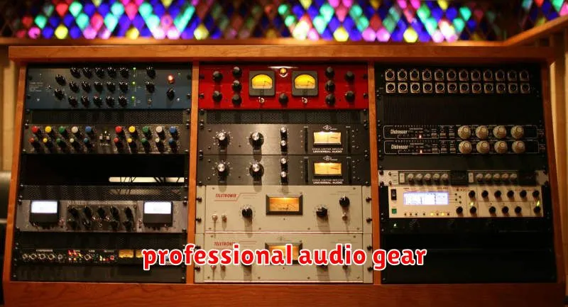 professional audio gear