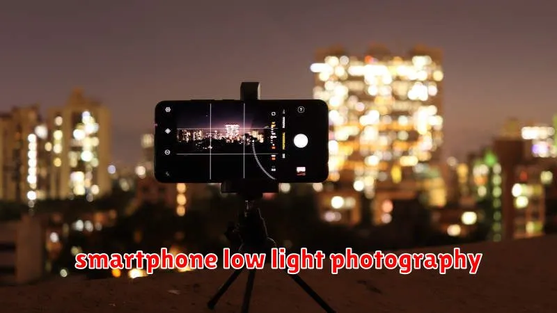 smartphone low light photography